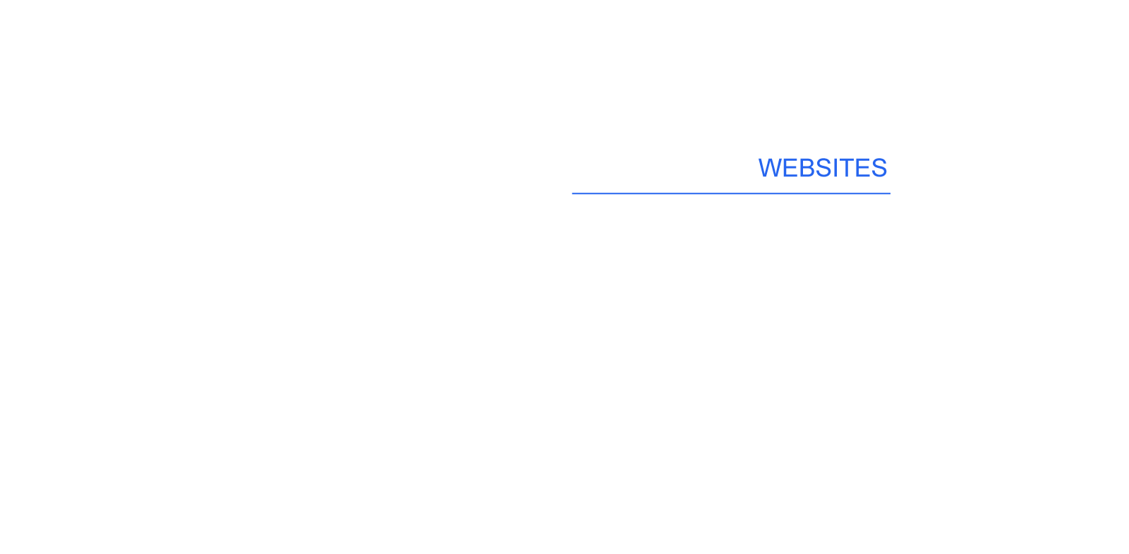 One page site-east london